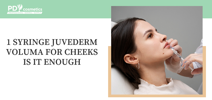 1 Syringe Juvederm Voluma for Cheeks Is It Enough